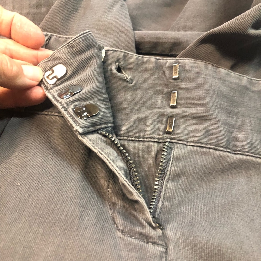 Elle Trouser Pant Low Rise Back Pockets Softy Distressed - Picture 4 of 8
